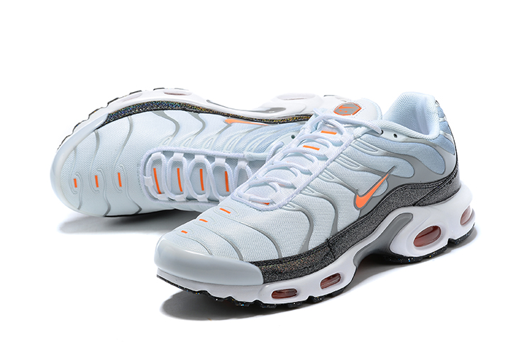 Nike Air Max Plus White Grey Orange Shoes